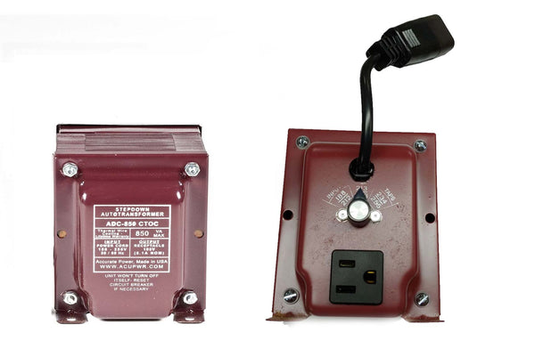 ADC-750 Tru-Watts™ Refrigerator Voltage Transformer - Use 110-120-Volt/60 Hz Refrigerators/Coolers/Freezers with High-Power Motors in 220-240-Volt/50 Hz Countries (ADC-750)
