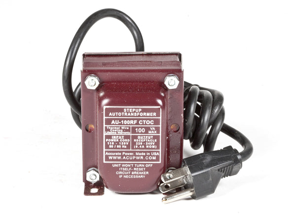 ACUPWR red 100-Watt Step-Up Transformer (AU-100RF)