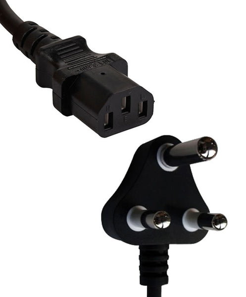 ACUPWR Volt-Connect South Africa (Type M) to IEC320 C14 1.0mm Power Cable