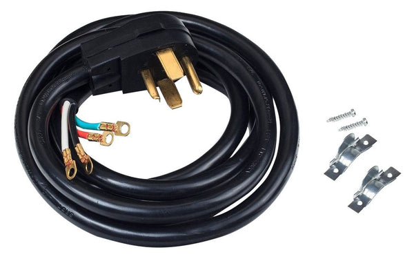 ACUPWR Four-Wire 10’ Dryer Power Cord with Hardware Kit – A143010