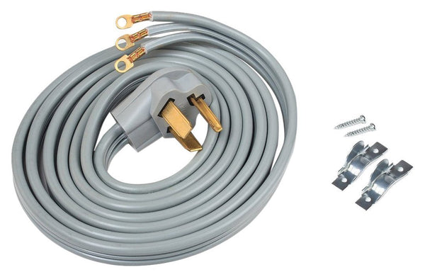 ACUPWR Three-Wire 10’ Dryer Power Cord with Hardware Kit – A103010