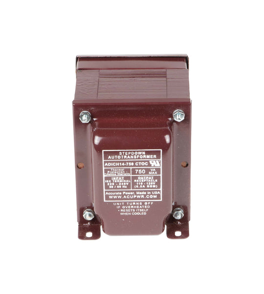 750 Tru-Watts™ UL-approved Step Down Voltage Transformer – ADICH14-750 CTOC IEC