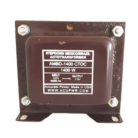 ACUPWR red 1400-Watt Step-Down Transformer (AMBD-1400)