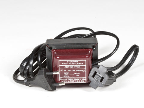 50 Watt Step Down Transformer – Use 110-120 Volts Appliances in 220-240 Volts Countries - ACUPWR USA
 - 1