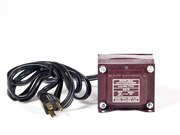 400 Tru-Watts™ 100 Volts to 115 Volts Step Up Transformer - Use American/Canadian Electrical Devices in Japan – AJU-400