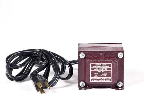 400 Tru-Watts™ 100 Volts to 110-120 Volts Step Up Transformer - Use American/Canadian Electrical Devices in Japan – AJU-400 - ACUPWR USA
 - 1
