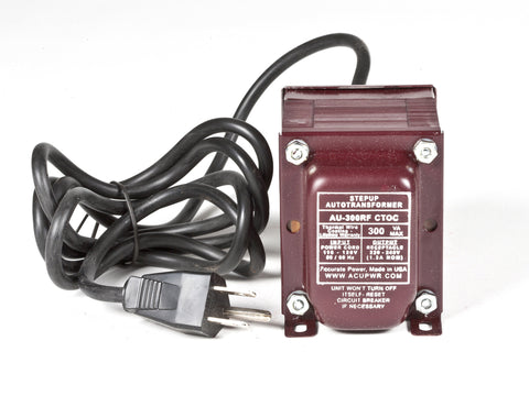 300 Tru-Watts™ Step Up Transformer Converter - Use 220 Volts appliances in 110 Volts countries - AU-300 - ACUPWR USA
 - 1